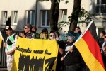 "heute wie damals" - Transparent von Nazis aus Nordsachsen