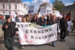 Demonstration gegen Roma in Tschechien Demonstration gegen Roma in Tschechien