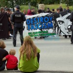 Transparent "destroy fascism"