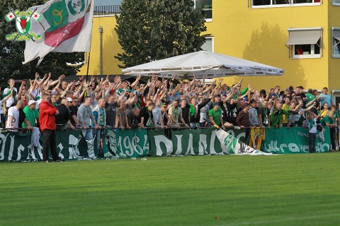 Fans der BSG Chemie Leipzig in Heidenau