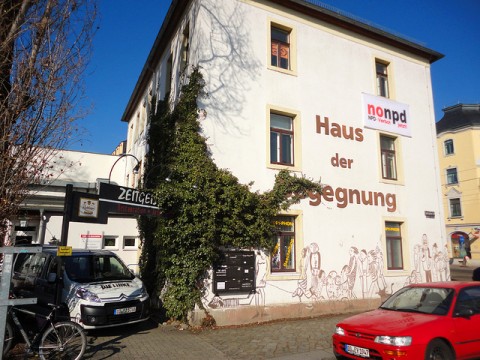 Das Haus der Begegnung in Pieschen (Quelle: flickr.com/photos/dielinke-sachsen/)