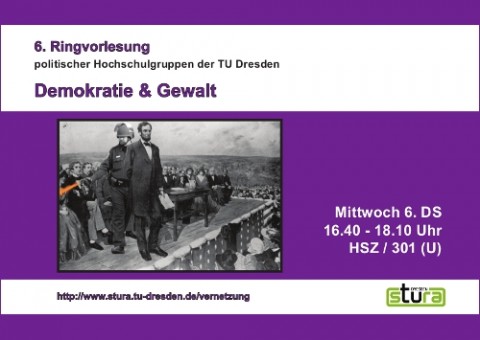 Ringvorlesung: "Demokratie & Gewalt"