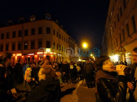 NachtTanzDemo in Dresden