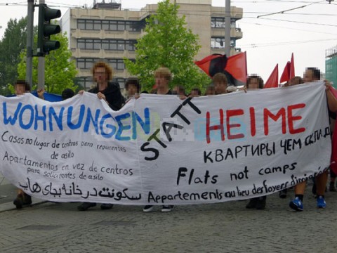 Demonstration am Postplatz