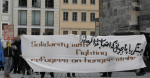 Protest vor der Frauenkirche im Juli 2012