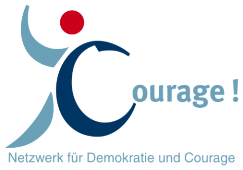 Bundeslogo Netzwerk für Demokratie und Courage (Quelle: Wikipedia)