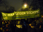 Blockadepunkt Parkstraße am 13. Februar 2013 (Quelle: flickr.com/photos/gruene_sachsen/)