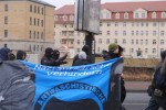 Antifa Demonstration in Dresden-Löbtau