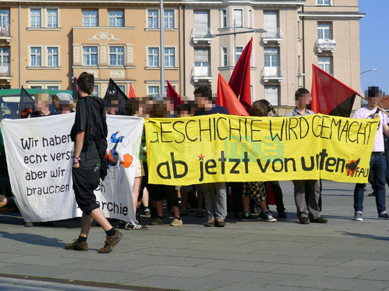 FAU Demonstration in Dresden