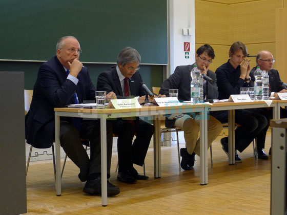 Podiumsdiskussion zum neuen Hochschulfreiheitsgesetz